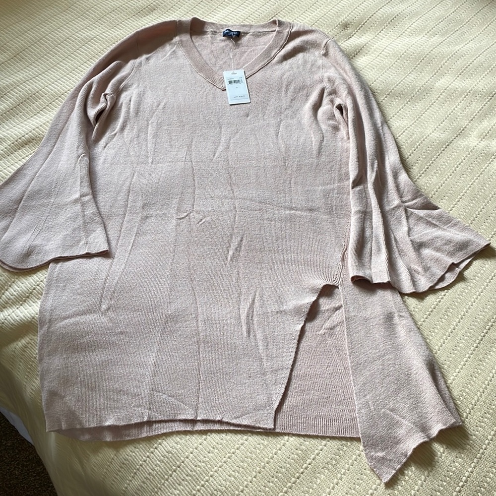 NEW Splendid Sweater Tunic Dusty Rose Small